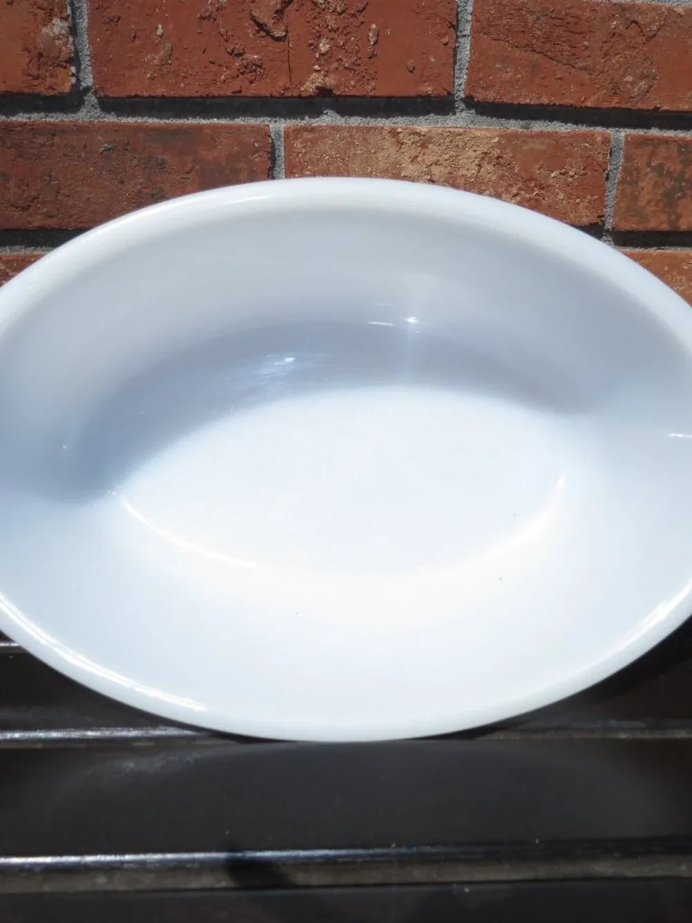 Glasbake vintage white